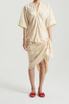 SAMUEL GUI YANG Silk jacquard skirt SK01-2